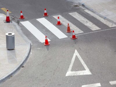 Fakesville car park line marking